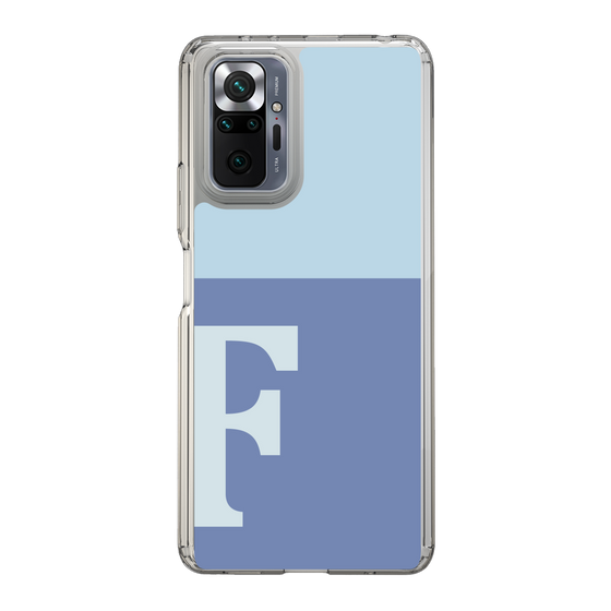 Slim Protection Case［ Original - initial two tone - F blue ］