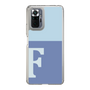 Slim Protection Case［ Original - initial two tone - F blue ］
