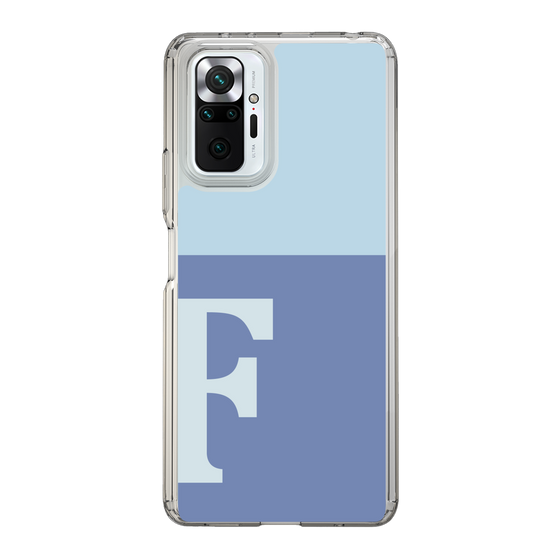 Slim Protection Case［ Original - initial two tone - F blue ］