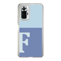 Slim Protection Case［ Original - initial two tone - F blue ］