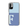 Slim Protection Case［ Original - initial two tone - F blue ］
