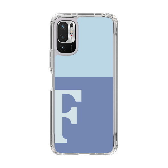 Slim Protection Case［ Original - initial two tone - F blue ］