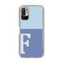 Slim Protection Case［ Original - initial two tone - F blue ］