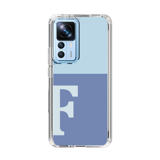 Slim Protection Case［ Original - initial two tone - F blue ］