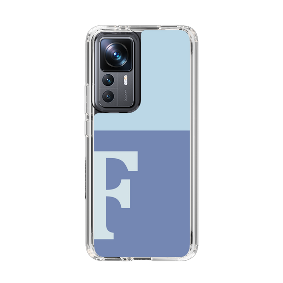 Slim Protection Case［ Original - initial two tone - F blue ］