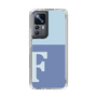 Slim Protection Case［ Original - initial two tone - F blue ］