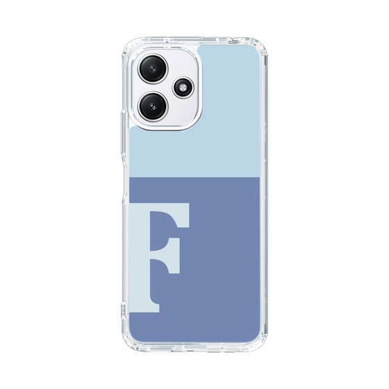 Slim Protection Case［ Original - initial two tone - F blue ］