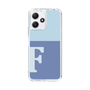 Slim Protection Case［ Original - initial two tone - F blue ］