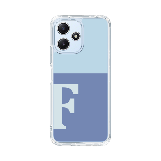 Slim Protection Case［ Original - initial two tone - F blue ］