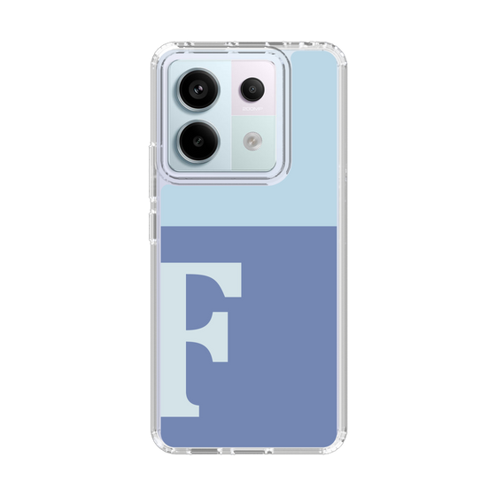 Slim Protection Case［ Original - initial two tone - F blue ］