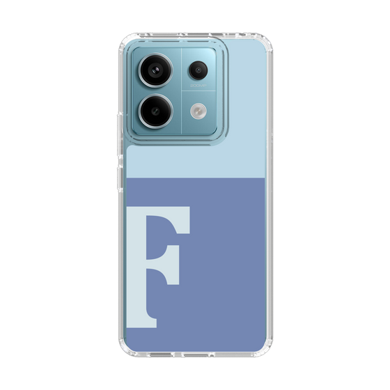 Slim Protection Case［ Original - initial two tone - F blue ］