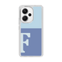 Slim Protection Case［ Original - initial two tone - F blue ］