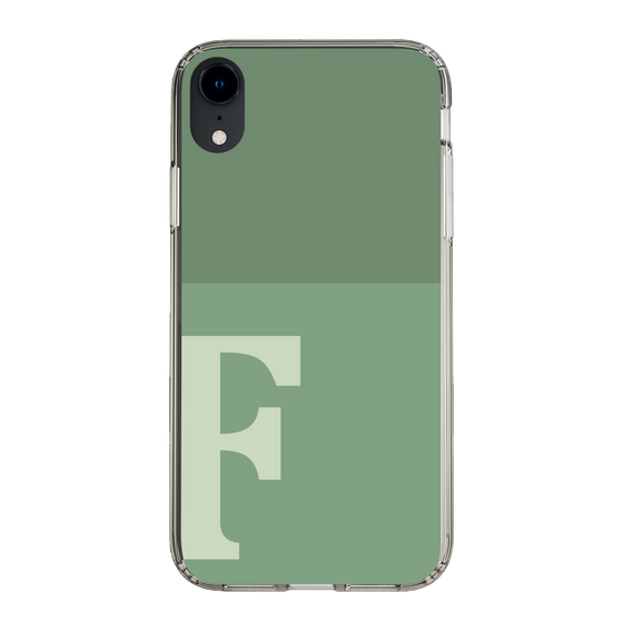 Slim Protection Case［ Original - initial two tone - F green ］