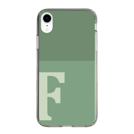 Slim Protection Case［ Original - initial two tone - F green ］