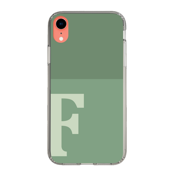 Slim Protection Case［ Original - initial two tone - F green ］