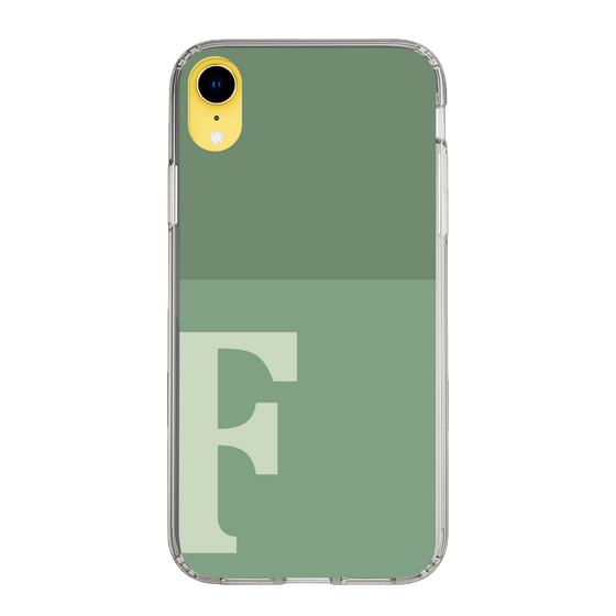 Slim Protection Case［ Original - initial two tone - F green ］