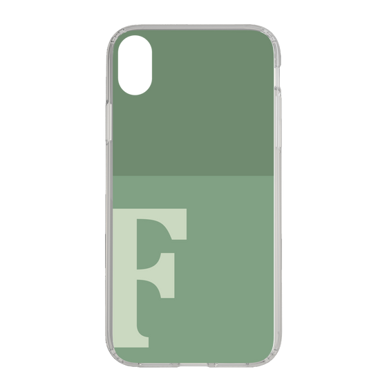 Slim Protection Case［ Original - initial two tone - F green ］