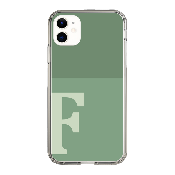 Slim Protection Case［ Original - initial two tone - F green ］