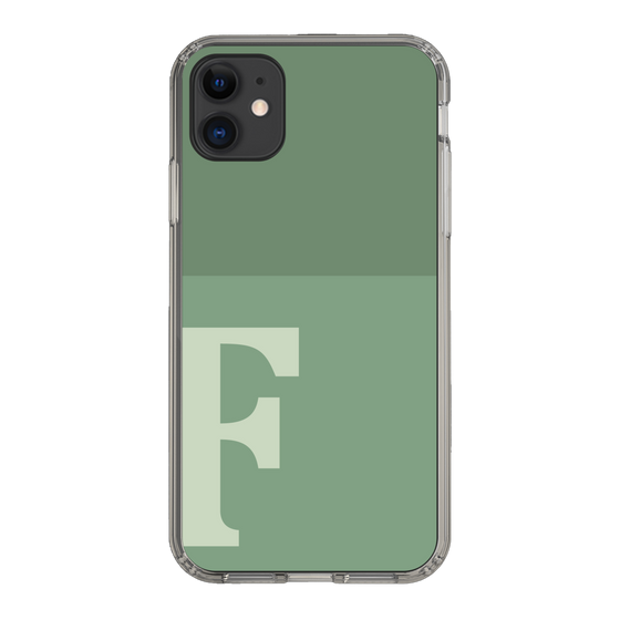 Slim Protection Case［ Original - initial two tone - F green ］