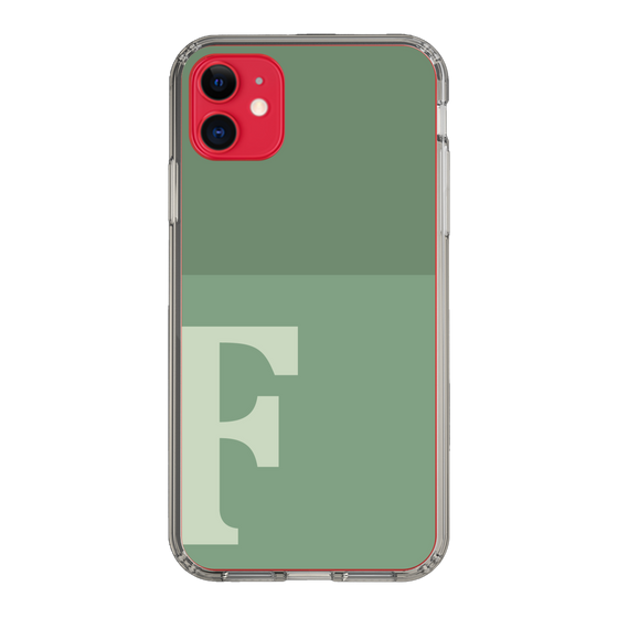 Slim Protection Case［ Original - initial two tone - F green ］