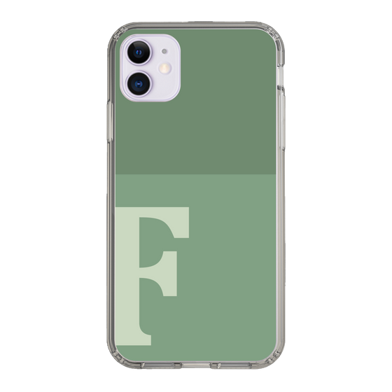 Slim Protection Case［ Original - initial two tone - F green ］