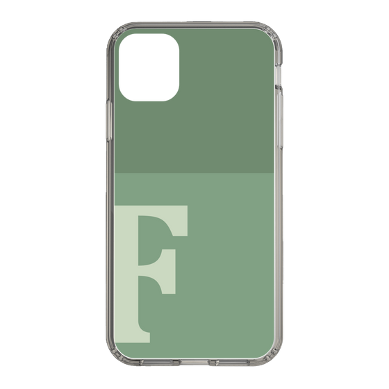 Slim Protection Case［ Original - initial two tone - F green ］