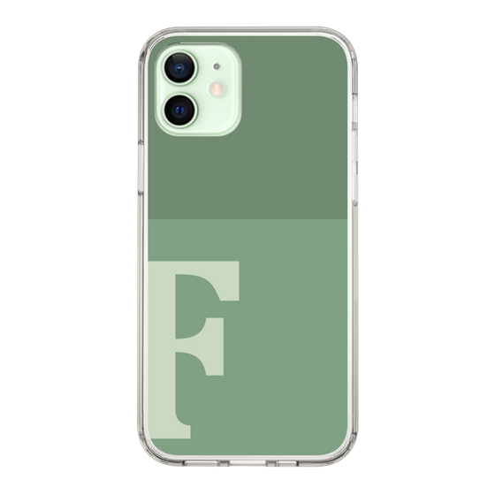 Slim Protection Case［ Original - initial two tone - F green ］