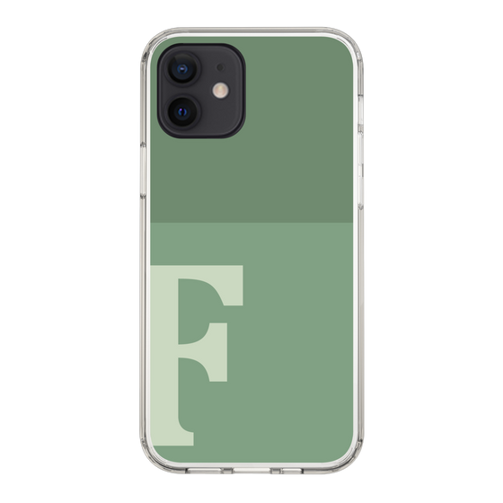Slim Protection Case［ Original - initial two tone - F green ］