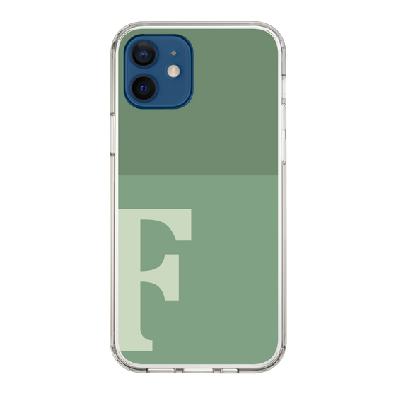 Slim Protection Case［ Original - initial two tone - F green ］