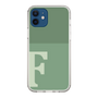 Slim Protection Case［ Original - initial two tone - F green ］