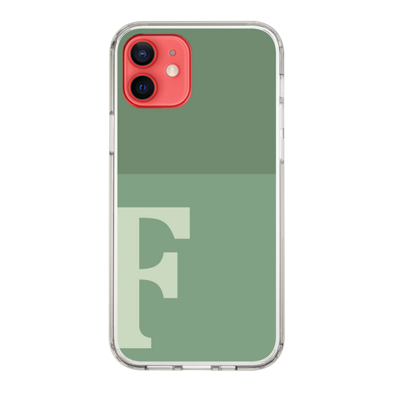 Slim Protection Case［ Original - initial two tone - F green ］