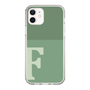 Slim Protection Case［ Original - initial two tone - F green ］