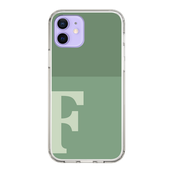 Slim Protection Case［ Original - initial two tone - F green ］