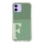 Slim Protection Case［ Original - initial two tone - F green ］
