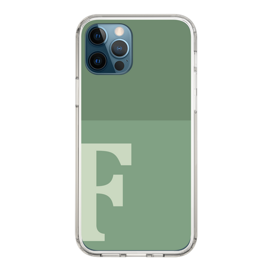 Slim Protection Case［ Original - initial two tone - F green ］