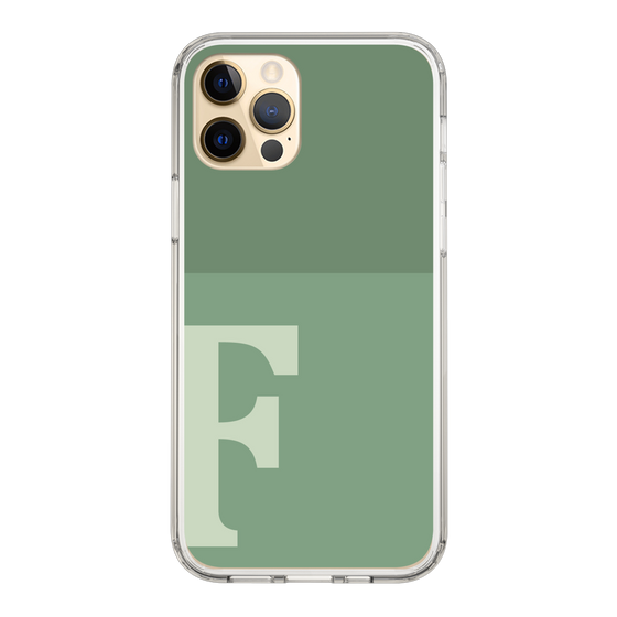 Slim Protection Case［ Original - initial two tone - F green ］