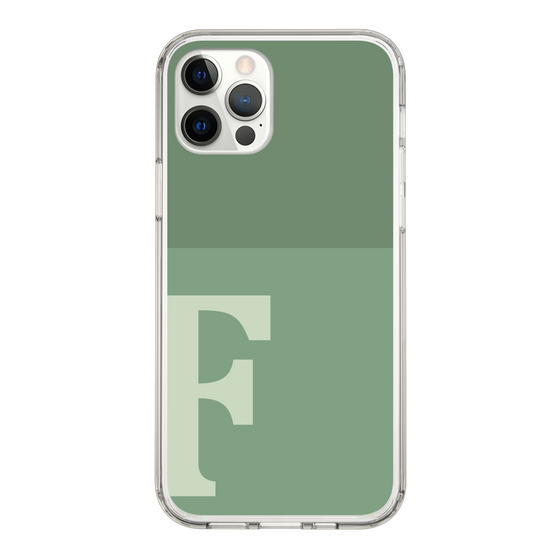 Slim Protection Case［ Original - initial two tone - F green ］