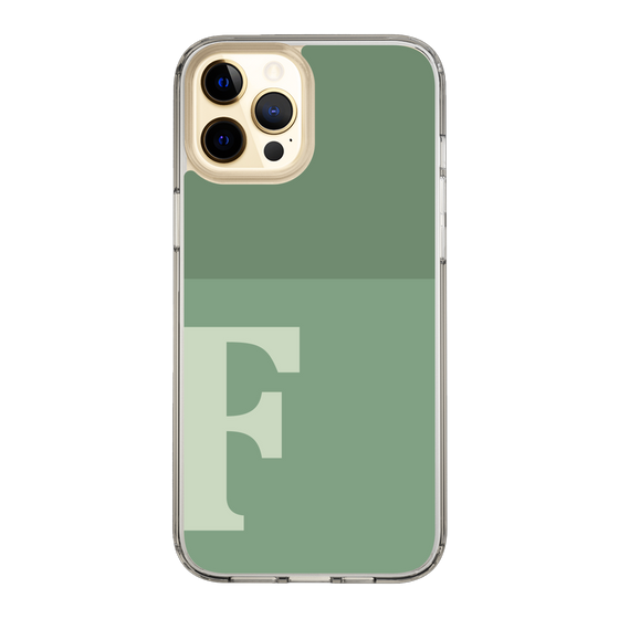 Slim Protection Case［ Original - initial two tone - F green ］