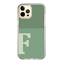 Slim Protection Case［ Original - initial two tone - F green ］