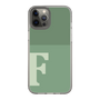 Slim Protection Case［ Original - initial two tone - F green ］