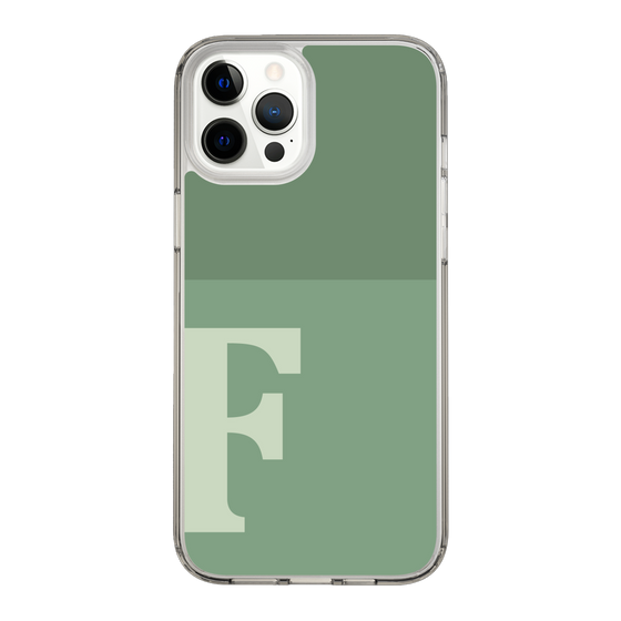 Slim Protection Case［ Original - initial two tone - F green ］