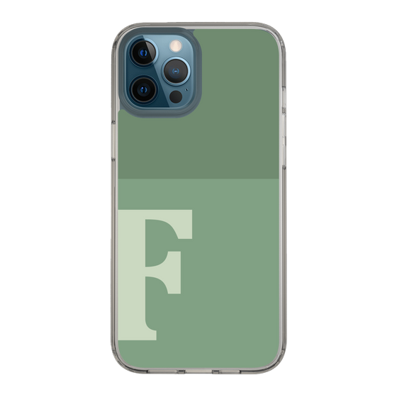 Slim Protection Case［ Original - initial two tone - F green ］
