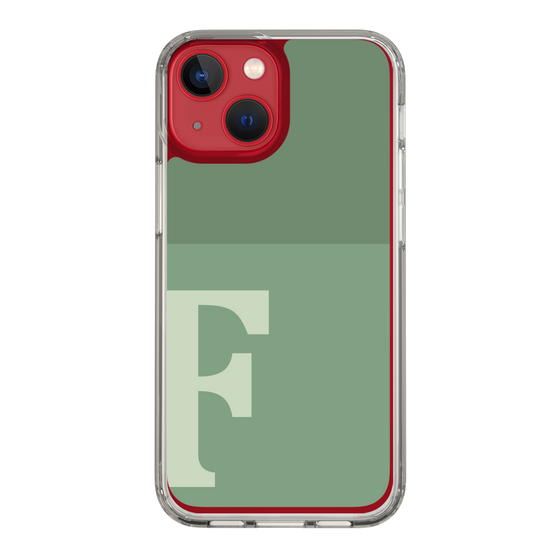 Slim Protection Case［ Original - initial two tone - F green ］
