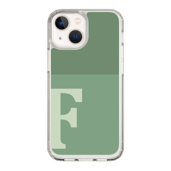 Slim Protection Case［ Original - initial two tone - F green ］