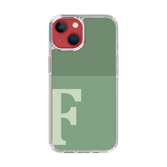 Slim Protection Case［ Original - initial two tone - F green ］
