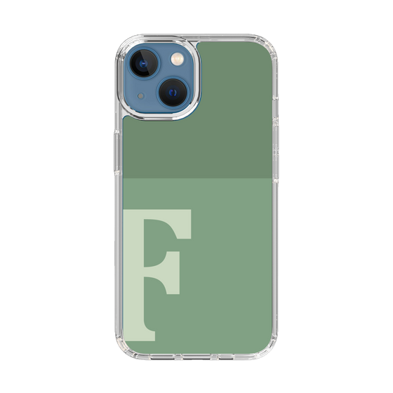 Slim Protection Case［ Original - initial two tone - F green ］