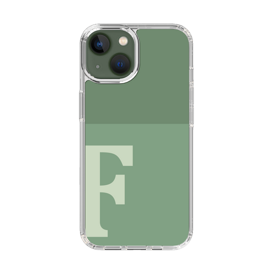 Slim Protection Case［ Original - initial two tone - F green ］