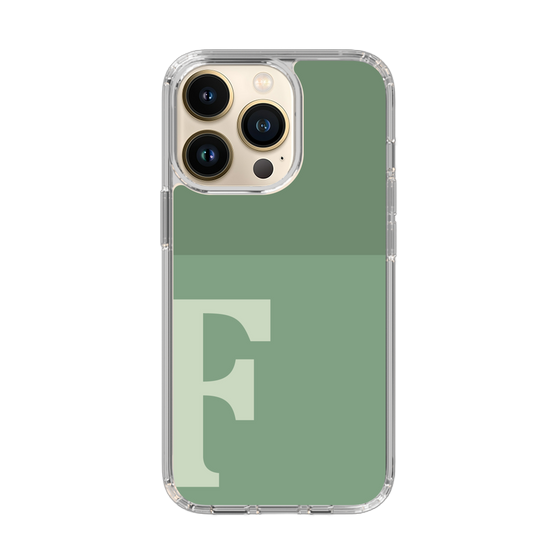Slim Protection Case［ Original - initial two tone - F green ］