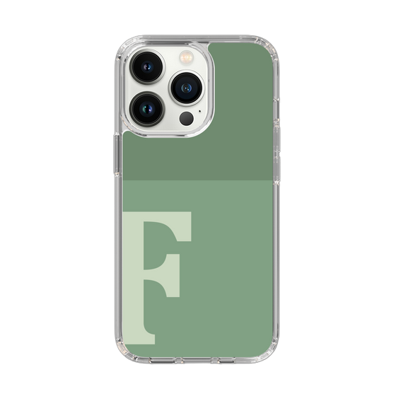 Slim Protection Case［ Original - initial two tone - F green ］