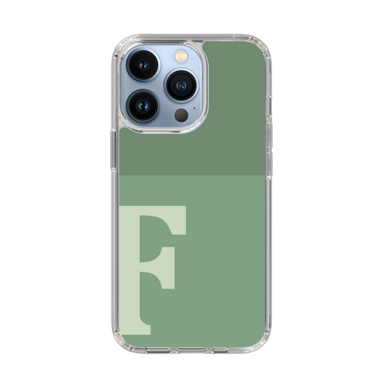 Slim Protection Case［ Original - initial two tone - F green ］